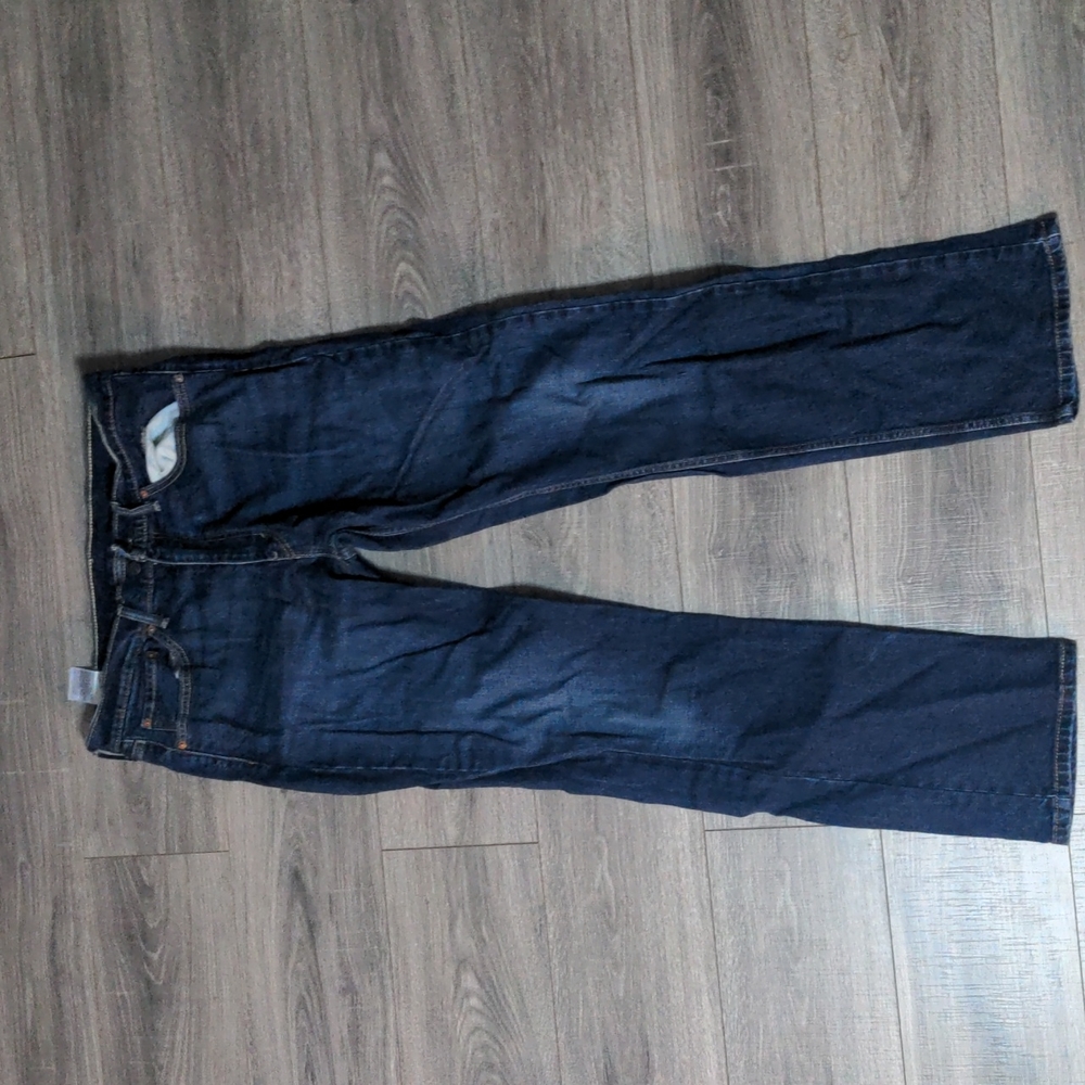 Levi dark blue jeans 36 waist x 34 length